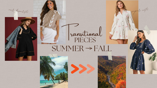 Transitional Outfit Ideas: Summer to Fall Style Guide 🍂✨