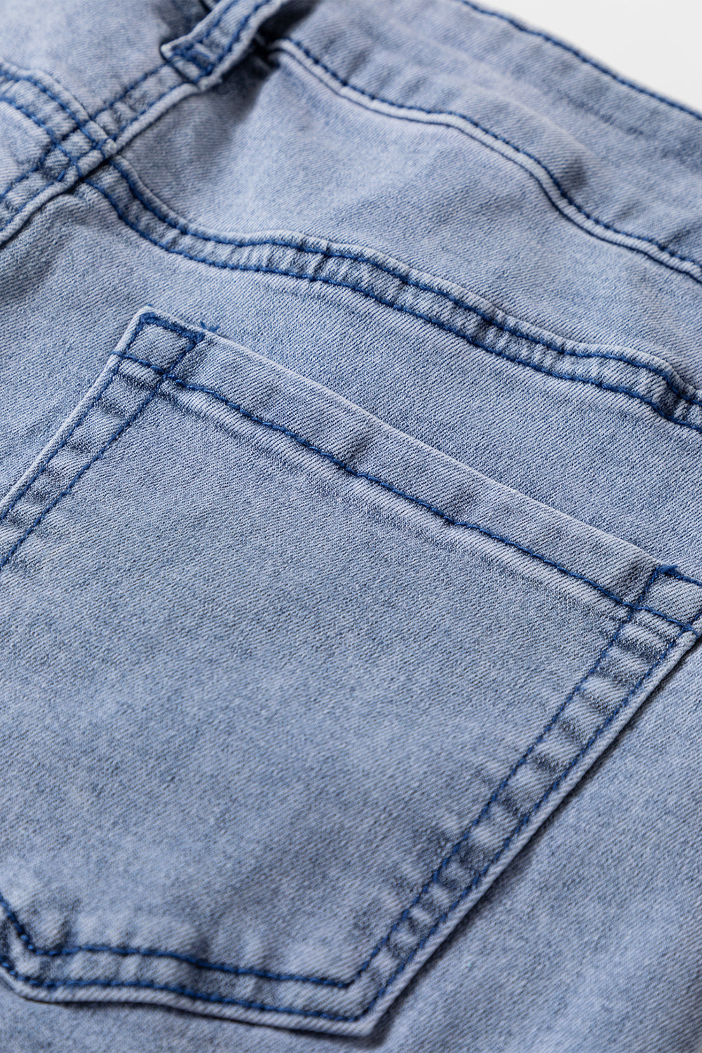 High Waist Flared Hem Jeans