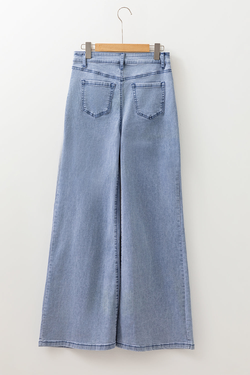 High Waist Flared Hem Jeans